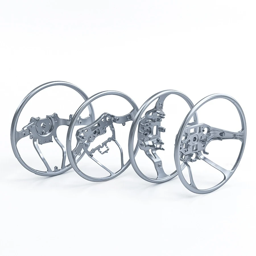 Magnesium die casting steering wheels