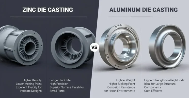 Zinc die casting vs aluminum die casting
