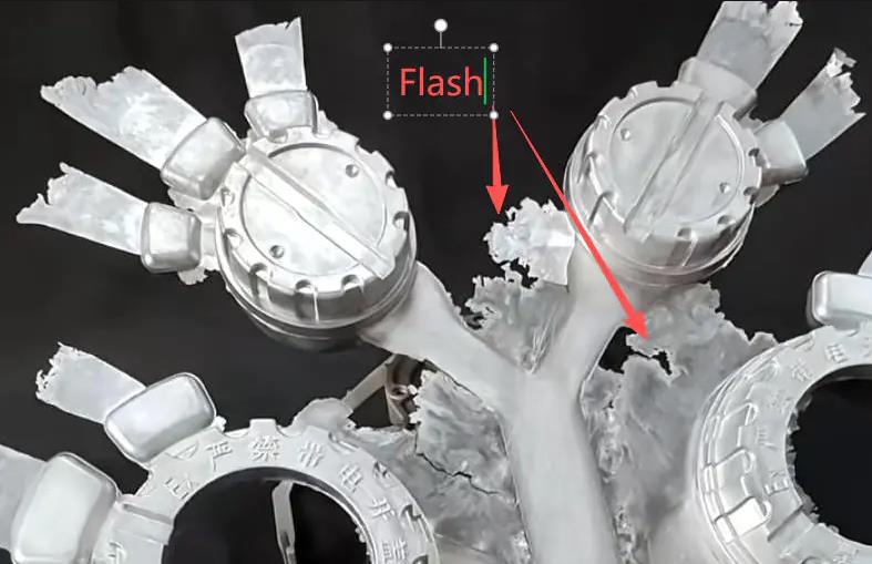 die casting defects: flash