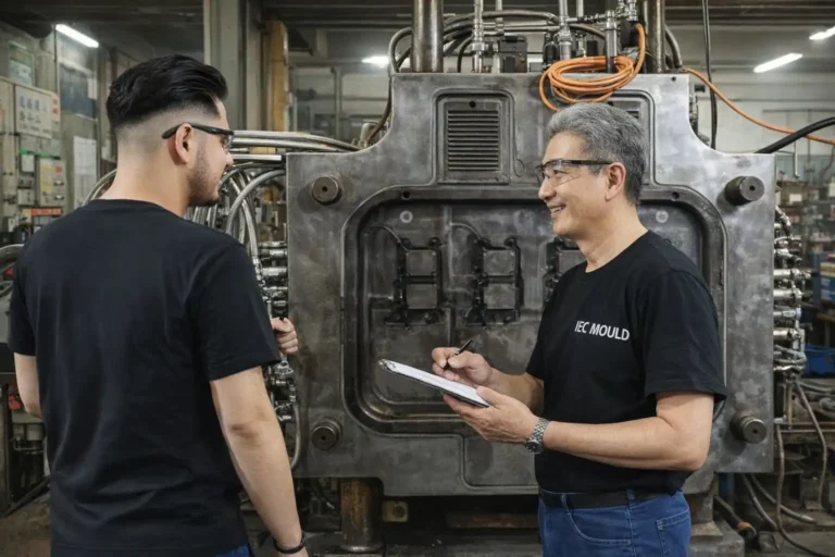 IEC Mould Engineer with customer
