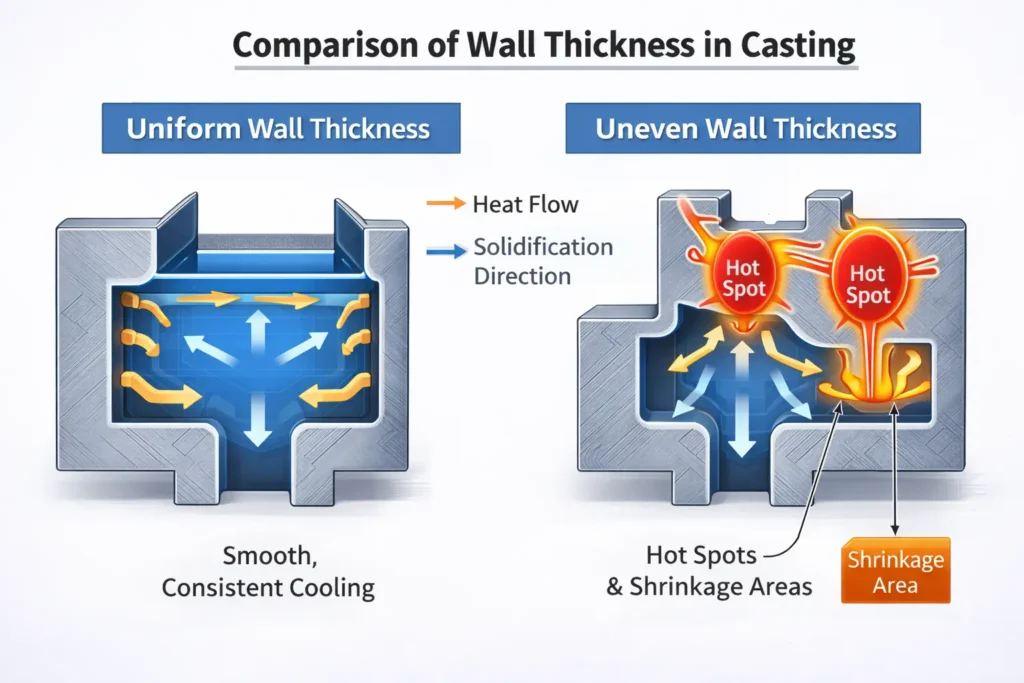 Wall Thickness in Casting