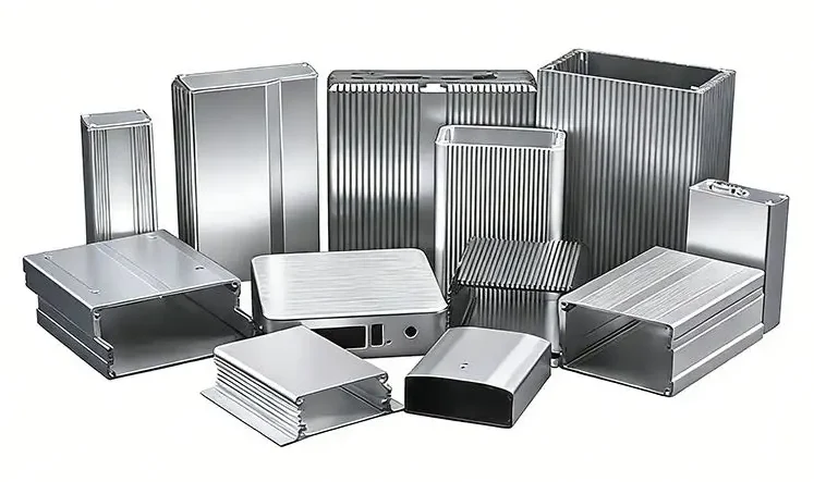Precision small aluminum die casting electronics enclosure for high-volume production.