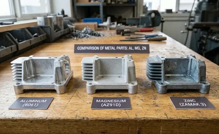 die casting materials aluminum magnesium zinc