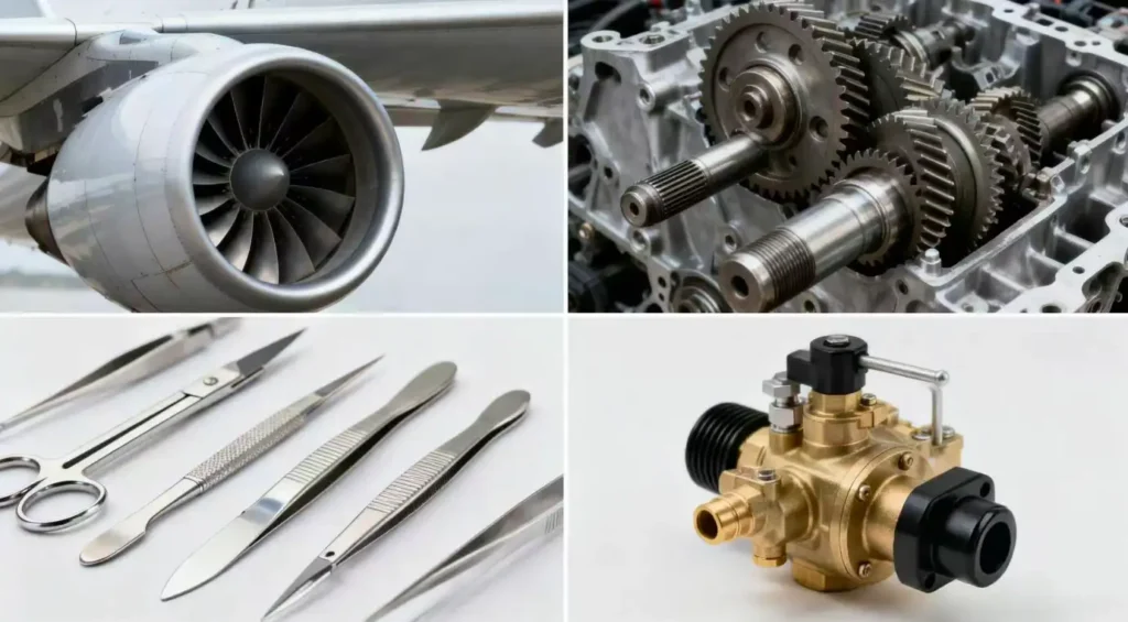 Die Casting and Investment Casting applications across aerospace, automotive, medical and industrial equipment industries