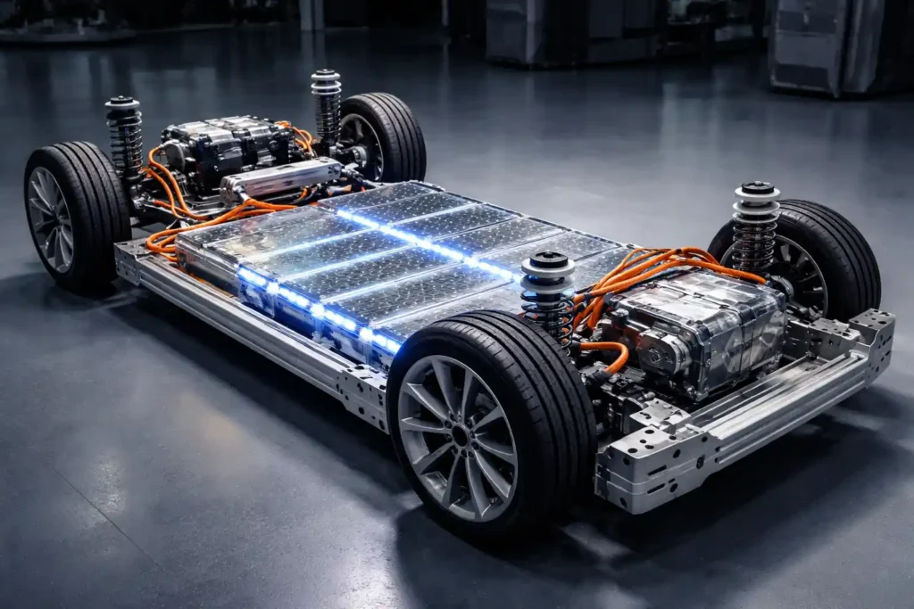 lightweight battery housing produced by auto die casting for electric vehicle