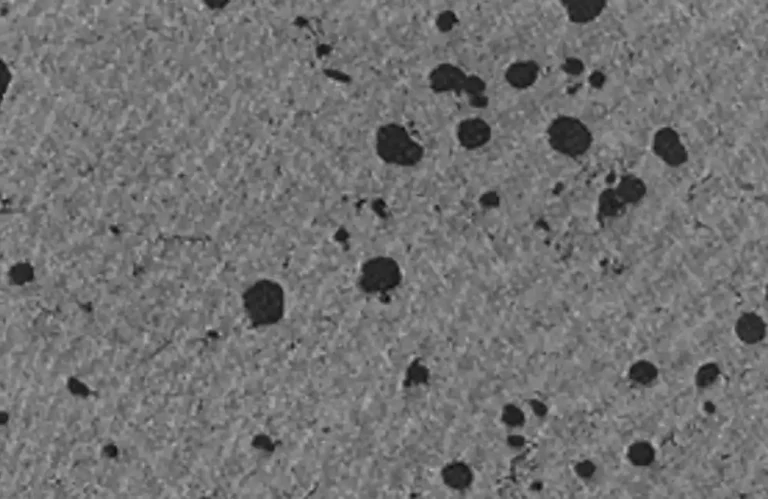 Porosity caused by improper die casting design