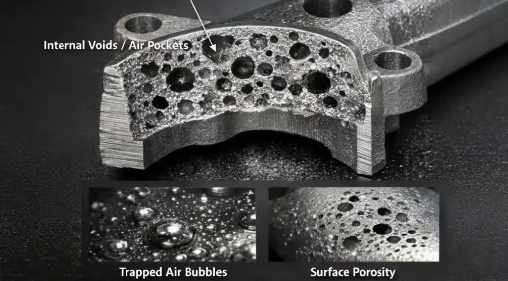 zamak casting defects-porosity