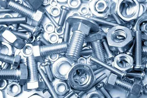 zinc-plated fastenings