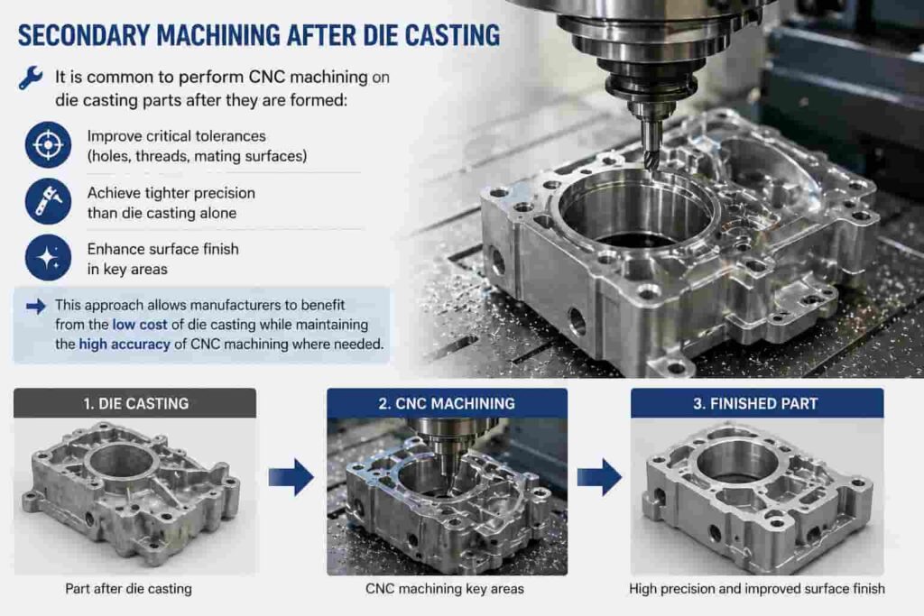 Secondary Machining After Die Casting