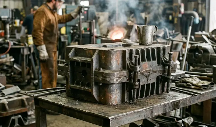 cast iron mold gravity casting