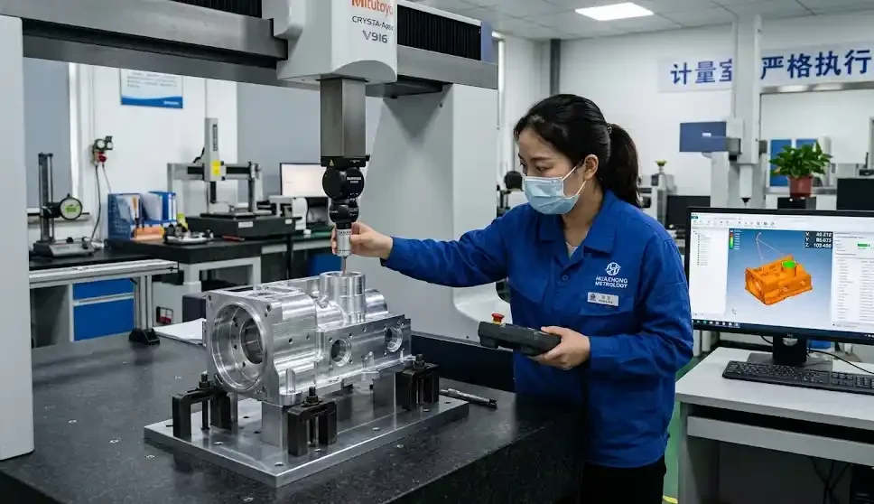 CMM inspection for high precision zinc die casting parts