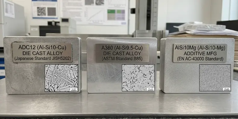 die casting aluminum alloy comparison adc12 a380 alsi10mg