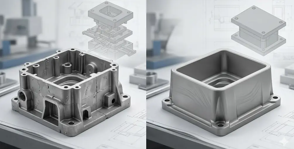 die casting cost reduction through DFM optimization