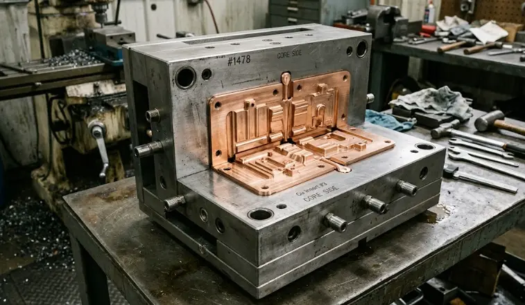 die casting mold copper insert cooling