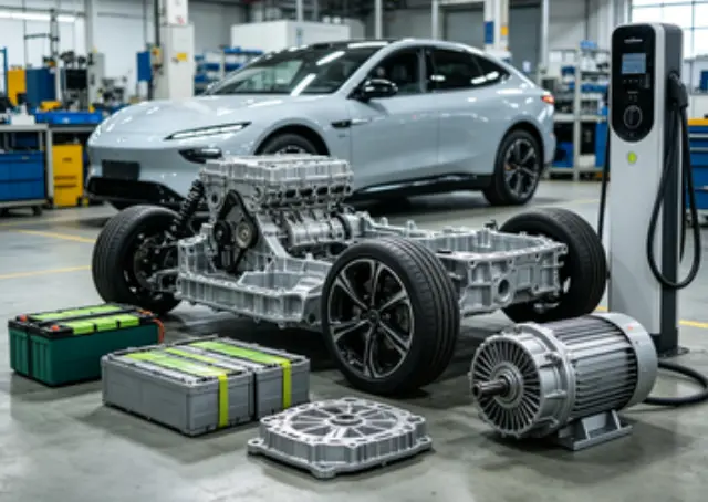die casting parts EV industry applications