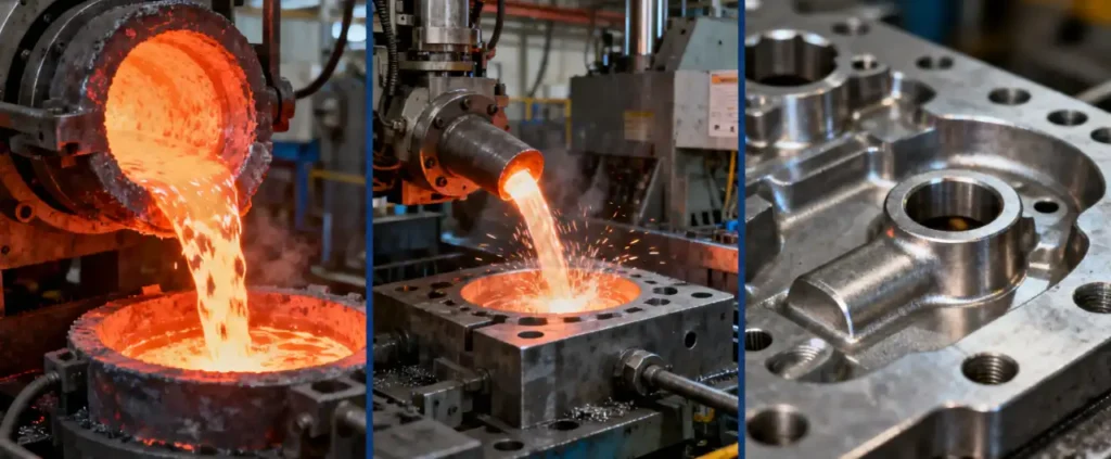 high pressure die casting sevral processes