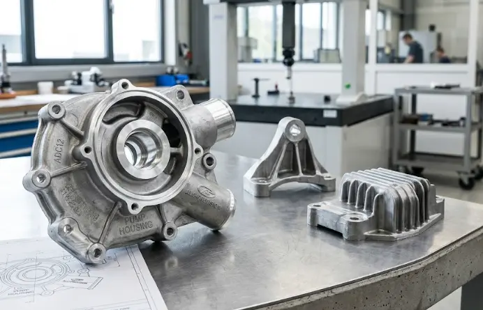 high quality die casting aluminum parts pump housing