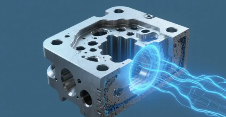 Comparison of die casting defects porosity and cold shut vs high quality pressure optimized part