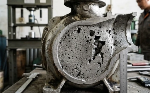 pump casting internal porosity