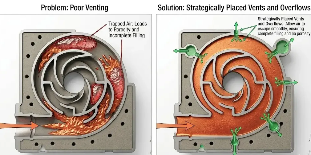 pump components air entrapment and venting
