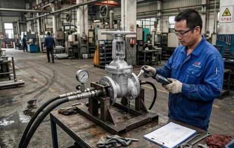 valve casting leakage test
