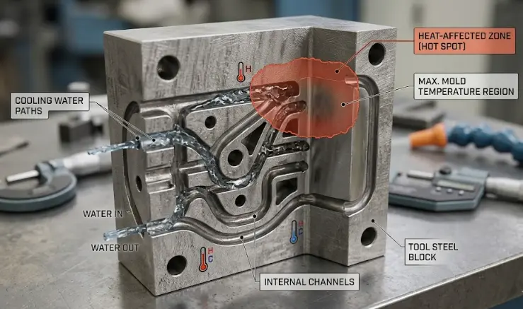 die casting mold cooling channel