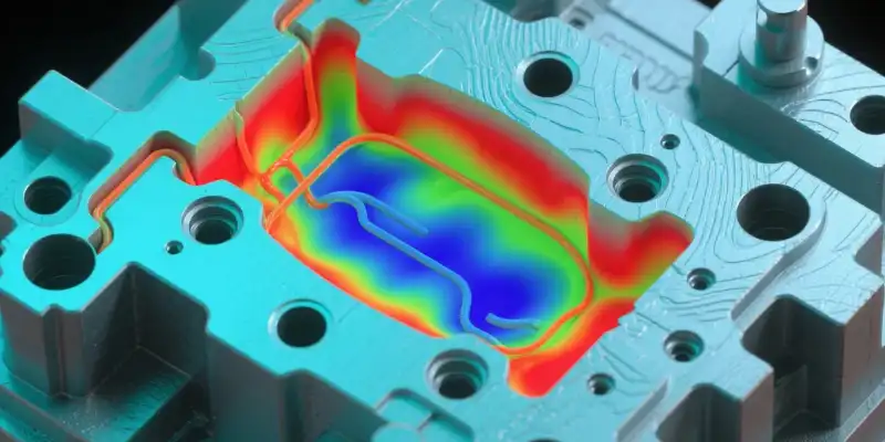die casting thermal imaging temperature distribution